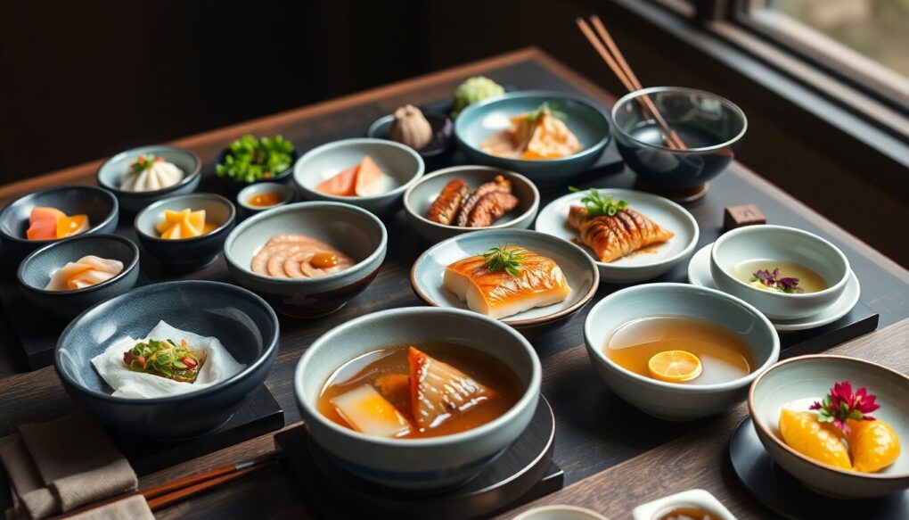 三朝温泉有楽の料理長が贈る至福の時間！五感で楽しむ旬の会席料理