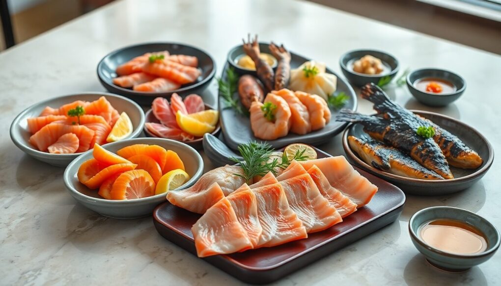 同館で味わう旬の海鮮料理
