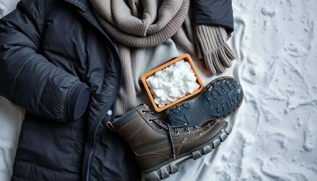 雪道に適した服装と靴
