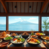雲見温泉川端荘のブログから見えた！料理と富士山の絶景