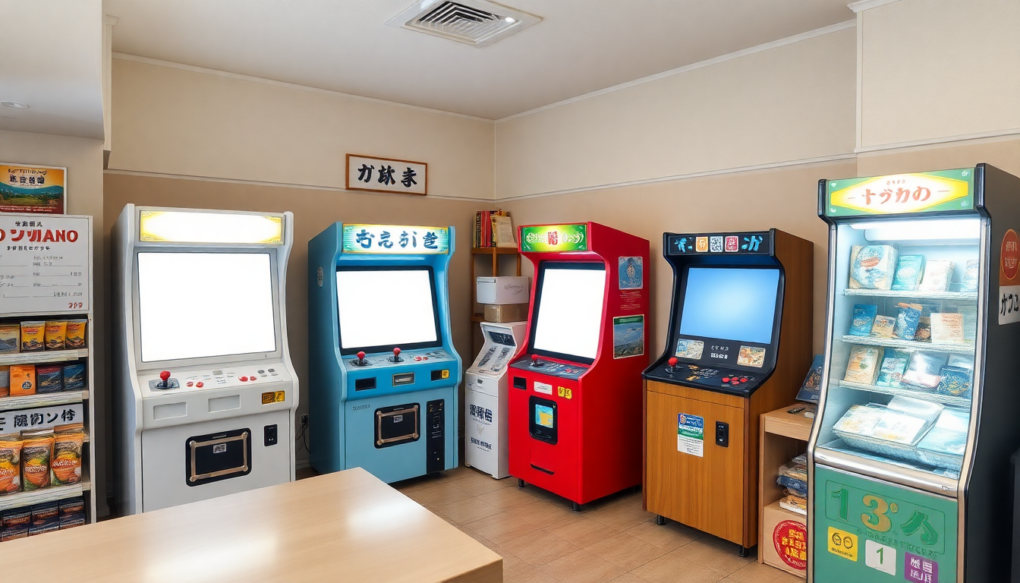 宿泊施設のゲームコーナーや売店での取り扱い