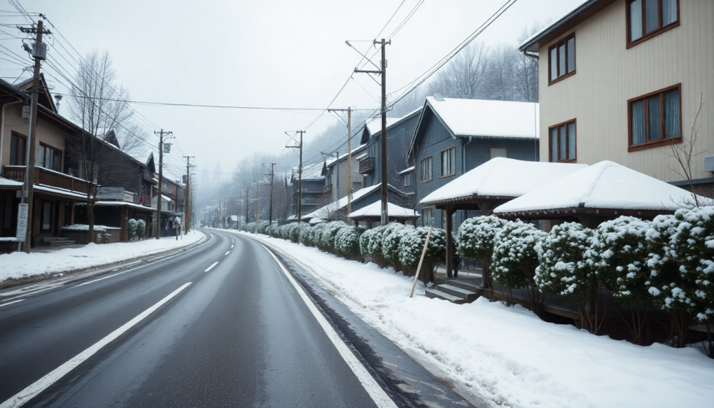 瀬波温泉の積雪と道路状況の完全ガイド
