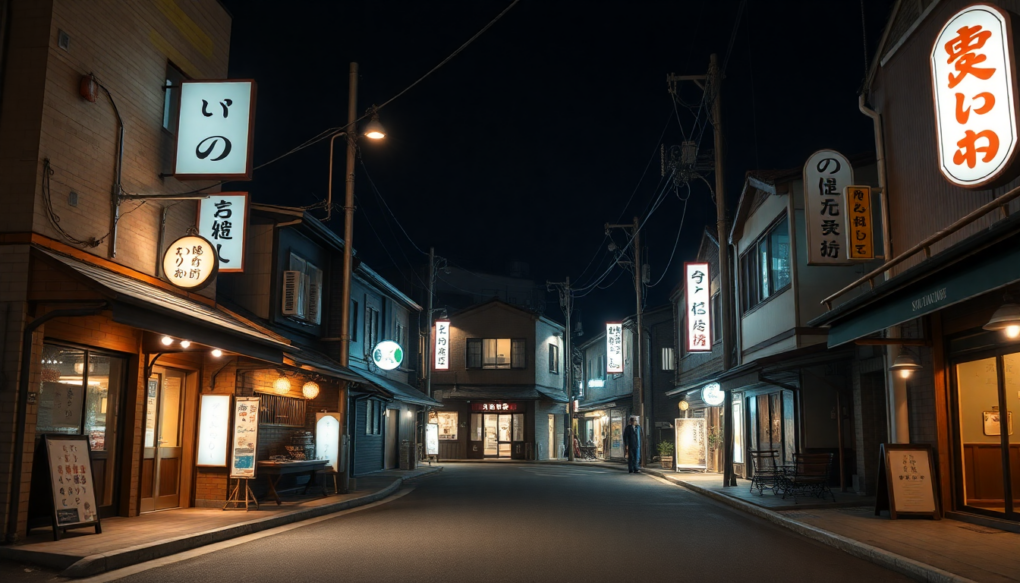 和倉温泉有楽街の現状と夜の街の雰囲気